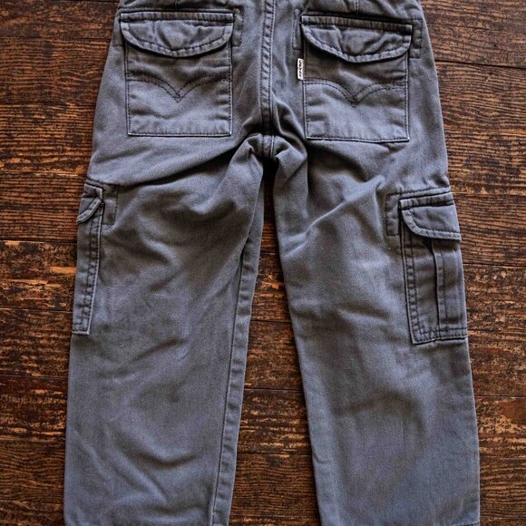 Slate Grey Carpenter Pants: 4T - Picture 3 of 6